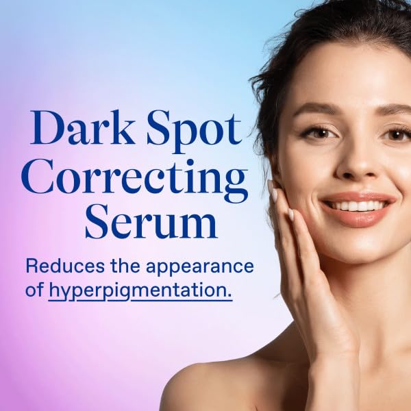 Dark Spot Correcting Face Serum by the makers of Differin Gel, Dark Spot Correcting Serum, Gentle Skin Care for Acne Prone Sensitive Skin, 1 oz