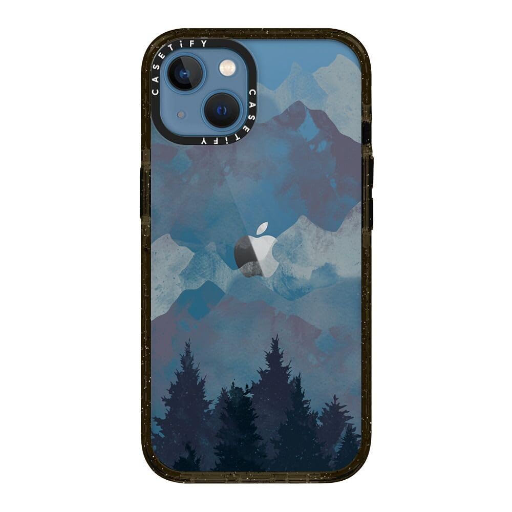 CASETiFY Impact - Funda para iPhone 13 [protección contra caídas de 6.5 pies] - Funda transparente Winter Tale