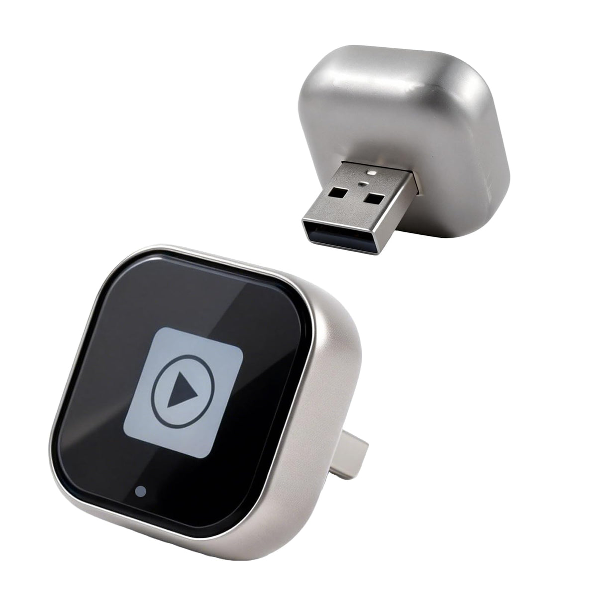 Adaptador Automático Inalámbrico CarPlay y Android 2 en 1 con Convertidor USB USB-C Doble Banda 5 GHz