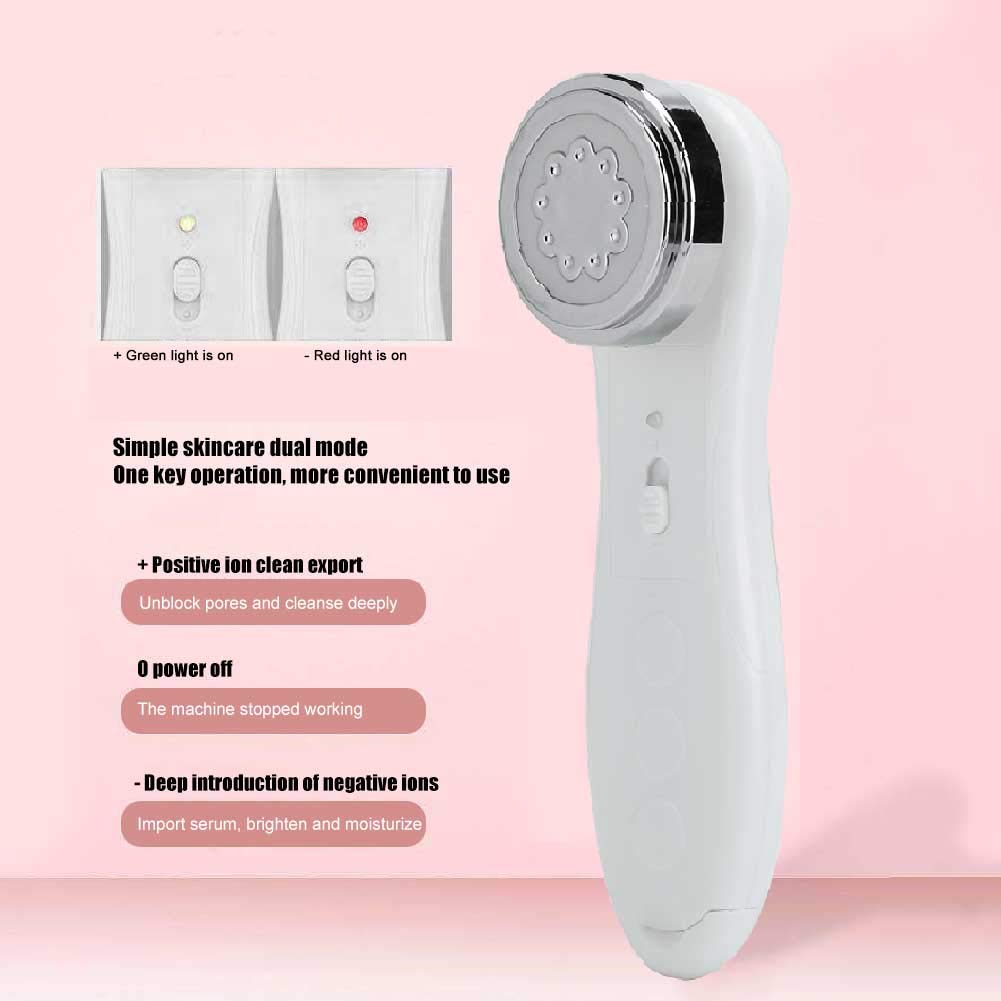 Máquina de Radiofrecuencia Facial de Estiramiento Blanco con Vibración para el Hogar o Salón de Belleza