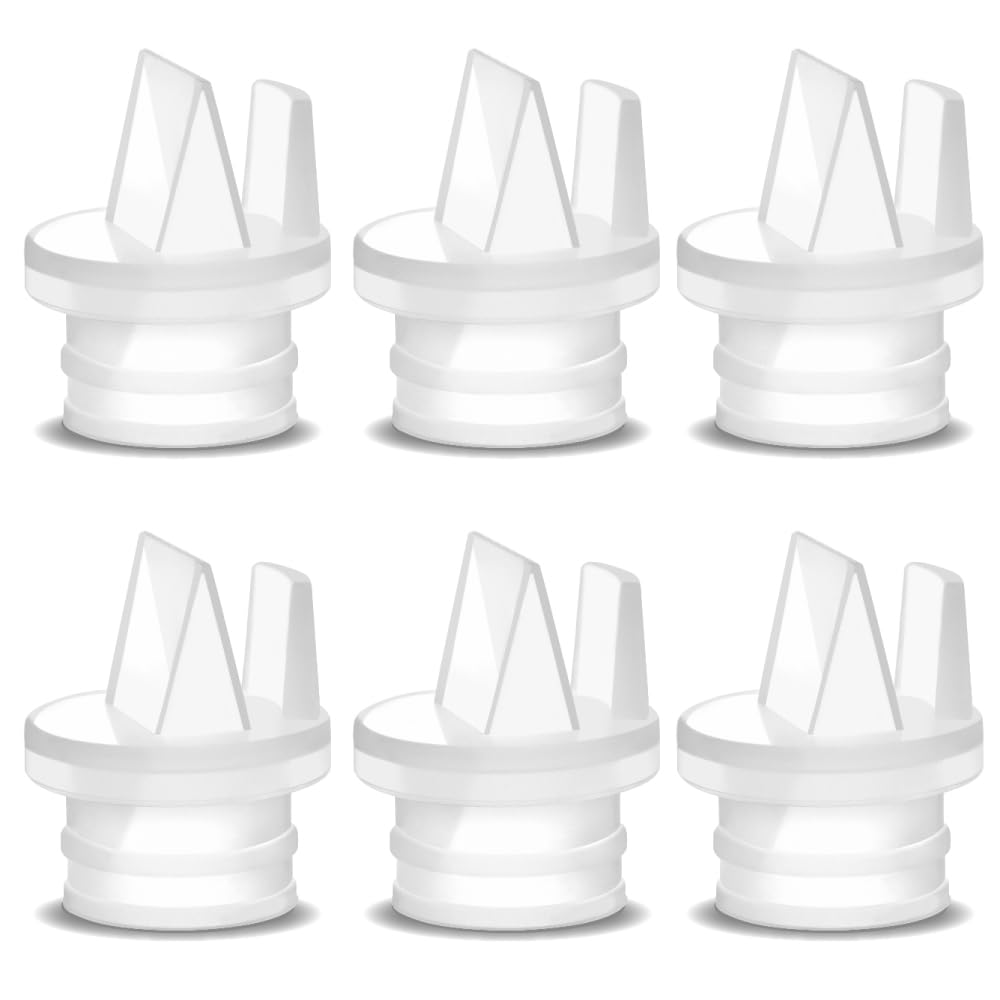 Válvula tipo pico de pato Maymom con lengüeta de extracción, compatible con extractores Medela / Spectra / Avent SCF332/334/394/391/430/330 / Motif Luna; válvula de repuesto para válvulas tipo pico de pato Spectra S1, S2, Synergy Gold