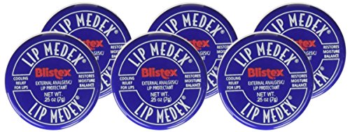 Blistex Lip Medex External Analgesic/Lip Protectant 0.25 oz (Pack of 6)