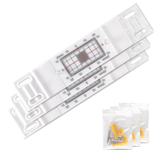 Instrumento de Medición de Grietas con Adaptador Fijo Actualizado Monitor de Deformación de Pared