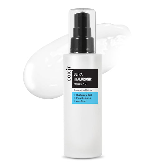 COXIR [Coxir] Emulsión Ultra Hialurónica (100 ml) - |Ácido Hialurónico| Humectante intenso ligero para piel seca y deshidratada