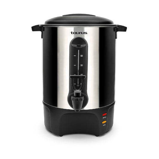 Cafetera Percoladora Taurus Acero Inoxidable 60 Tazas con Indicadores Luminosos