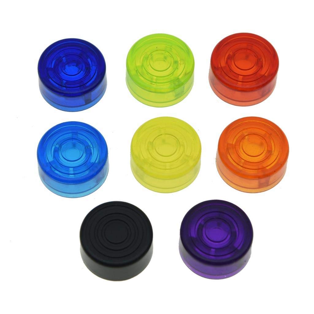 Tapas de Protección para Pedal de Efecto Dopro Varios Colores Paquete de 8