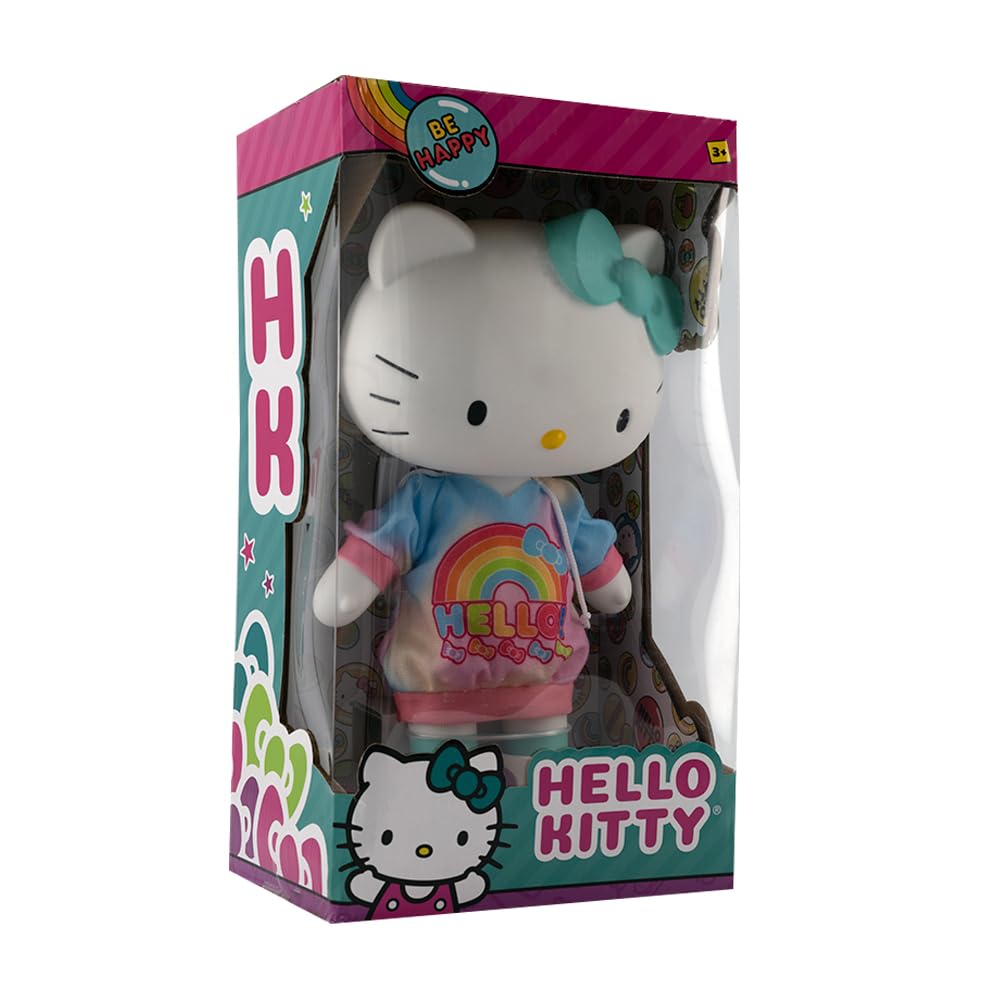 HELLO KITTY Muñeca, Tamaño 13", Multicolor - 1 Unidad