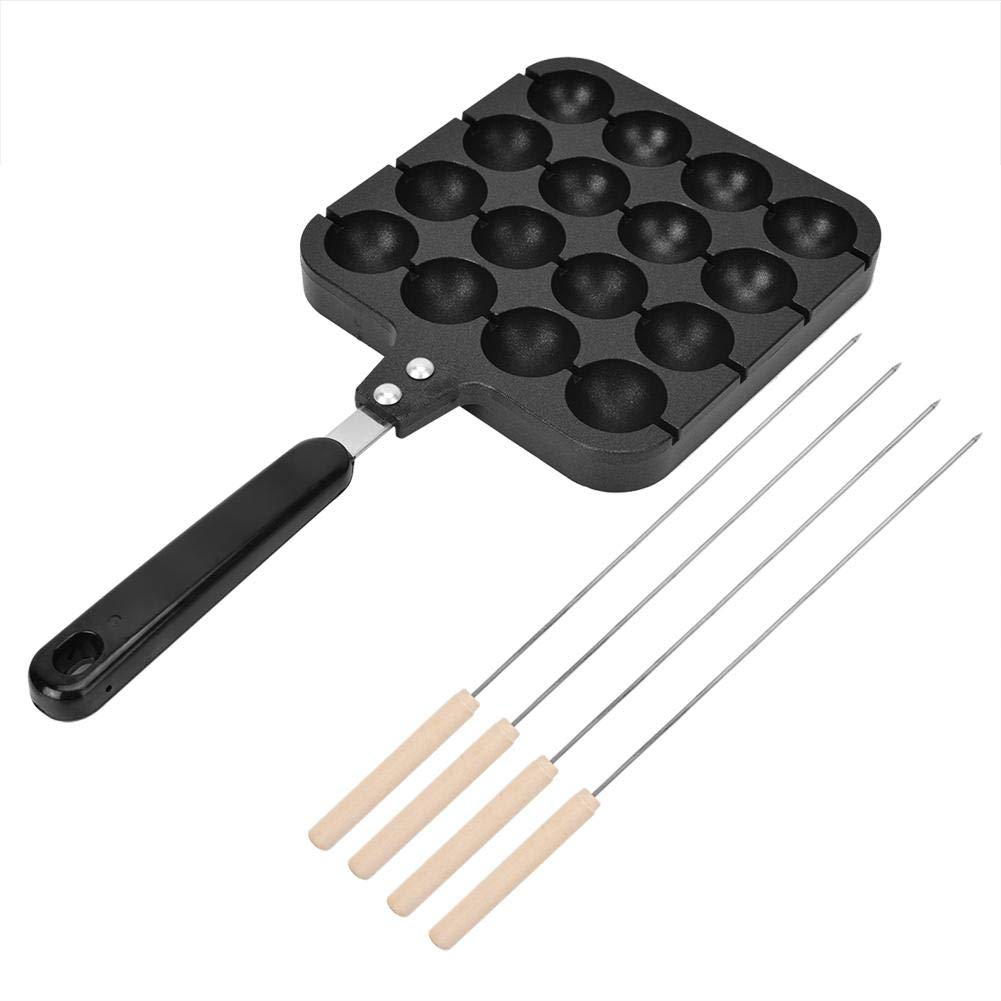 Takoyaki Grill Pan Plate, antiadherente para cocinar, molde para hornear, bandeja de aluminio fundido, antiadherente, comida japonesa, panqueque redondo