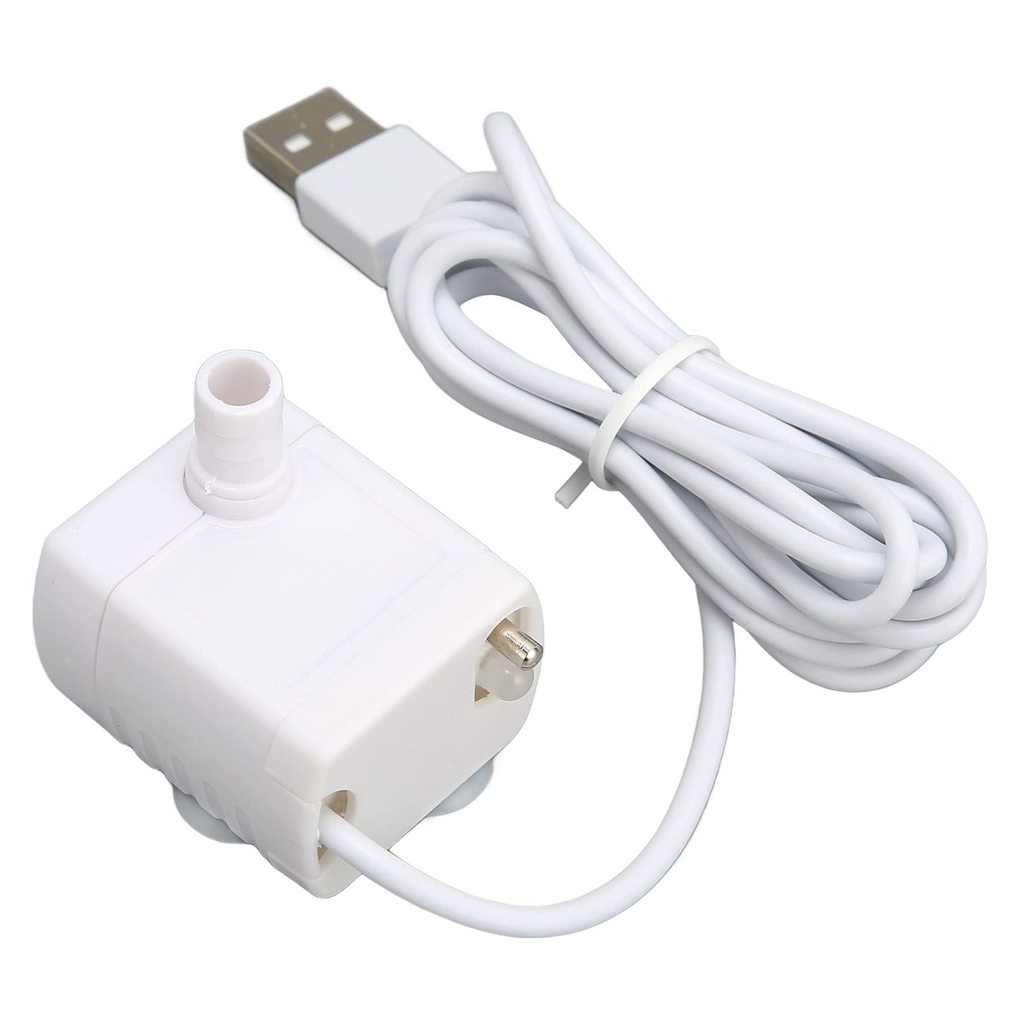 Honio Bomba de Agua para Fuente de Gato, Bomba de Fuente de Agua Silenciosa para Mascotas Alimentada por USB, Motor sin Escobillas de 5 V CC, Flujo Ajustable para Reemplazo