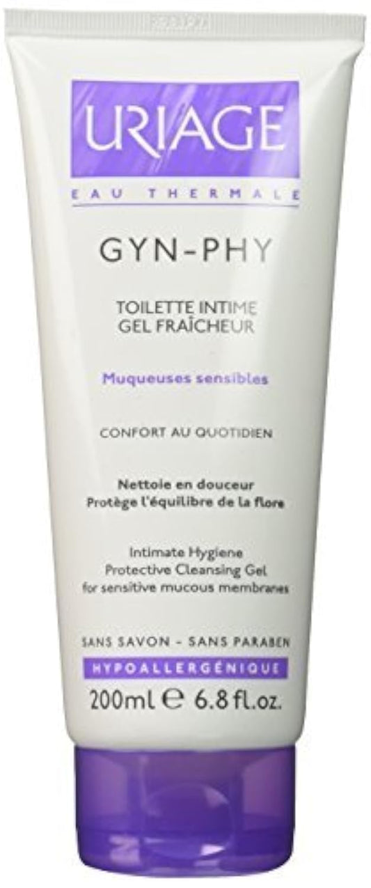 Uriage Gyn-phy Intimate Hygiene Protective Cleansing Gel for Sensitive Mucous Membranes 200 Ml by Uriage