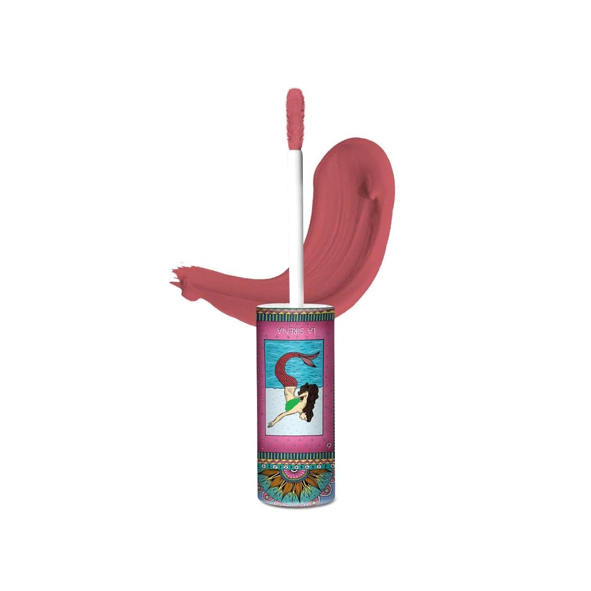 YUYA Set Máscara de Pestañas 10 aceites esenciales + Labial Líquido mate Sirena