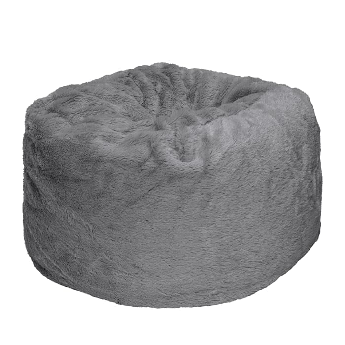 Furhaven Cama para Mascotas para Perros y Gatos – Cama para Perro con cojín de Pelaje sintético de Felpa con Funda extraíble Lavable, Niebla Gris, Talla S