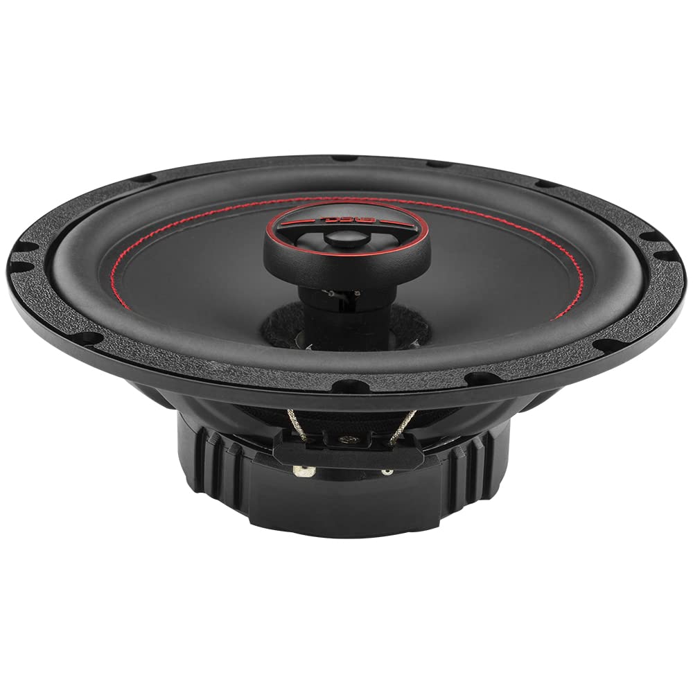 DS18 Dos TWETEERS DE CÚPULA Mylar Gen-X6.5 Altavoz coaxial - 6.5", 3 vías, 165W MAX, 50W RMS, Cono de Papel Negro, 4 ohmios, claridad inigualable por Otros Altavoces