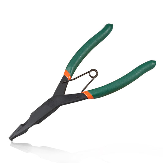 LEONTOOL - Alicates de anillo de bloqueo de punta angular de 9 pulgadas, alicates especiales con acabado negro para quitar la instalación de anillos de bloqueo de cambio de marchas