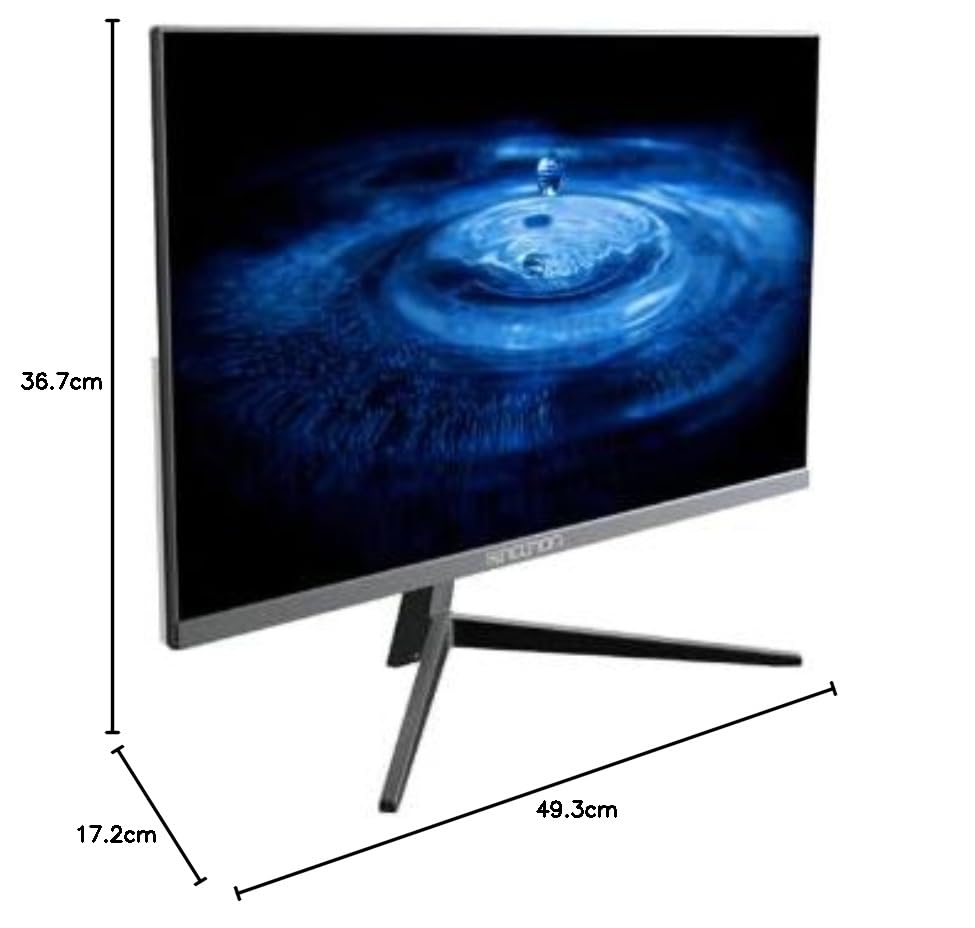 Monitor LED 21.5 Pulgadas Full HD Negro Alta Resolución Multi-conectividad para Oficina