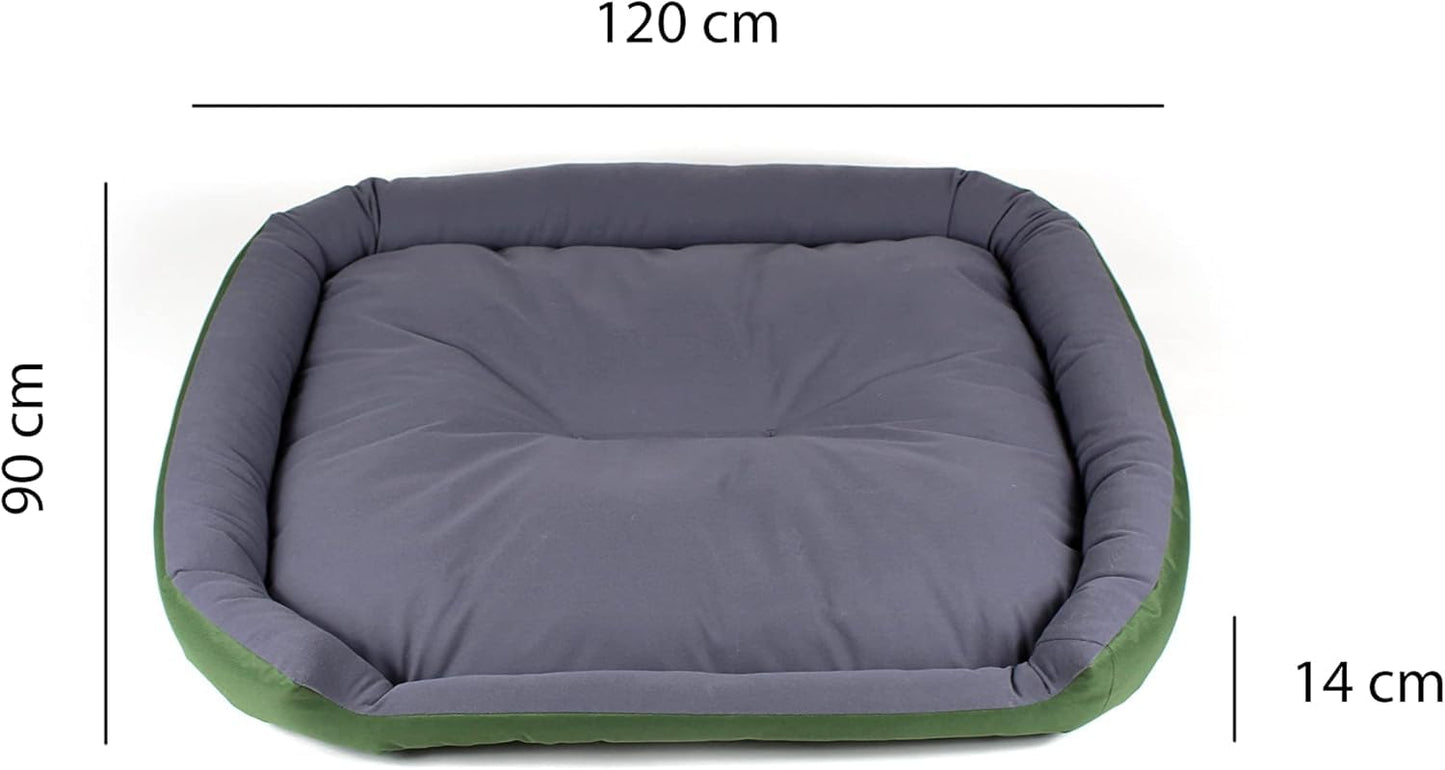 Cama Resistente para Perro PETS APPAREL HILLS Verde Gris Con Relleno Suave