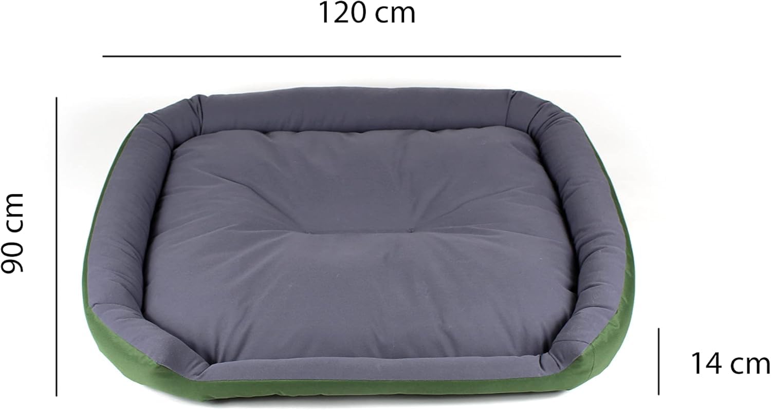 Cama Resistente para Perro PETS APPAREL HILLS Verde Gris Con Relleno Suave