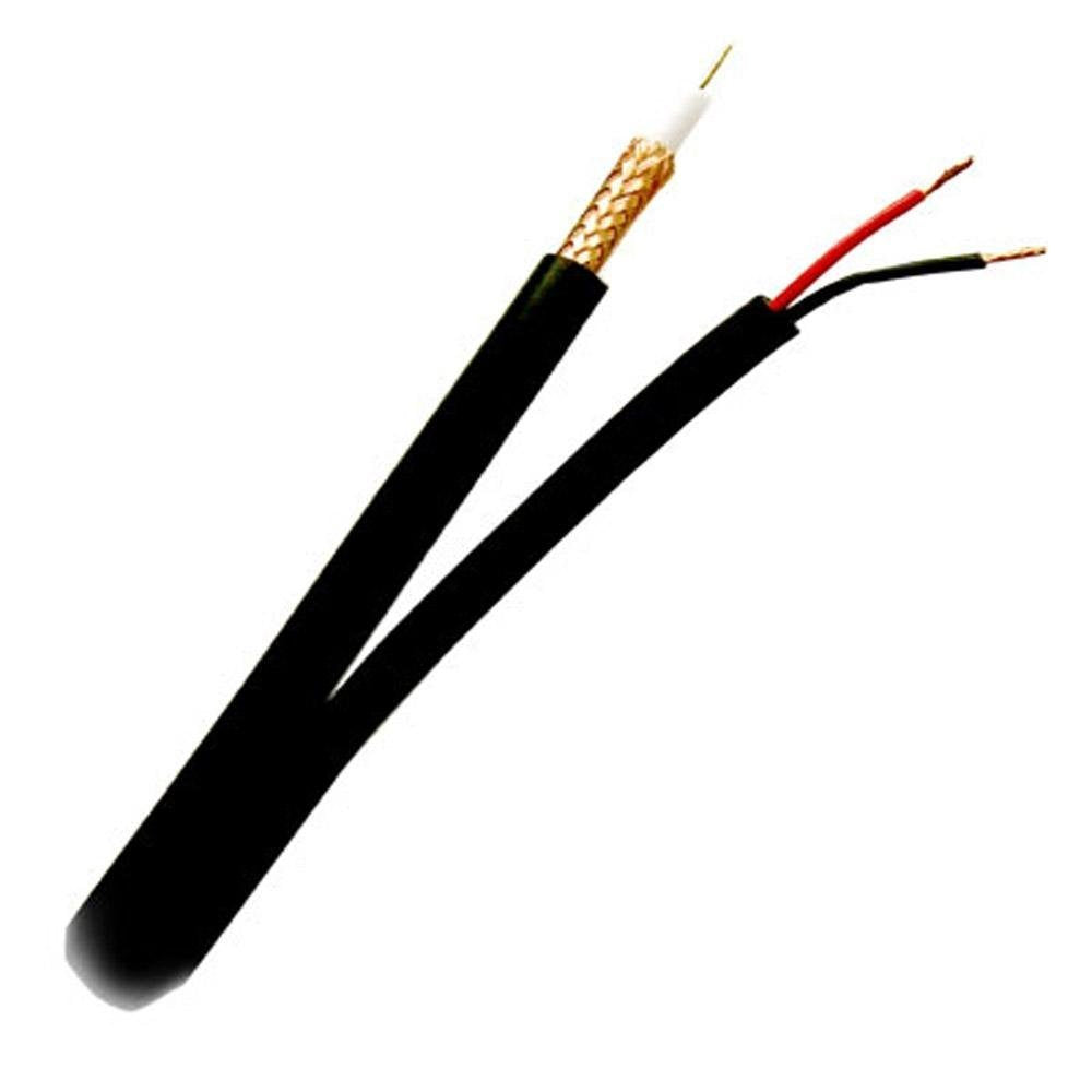 Five Star Cable RG59 UL Listed Siamese 1000 ft. Coaxial CCTV Cable - Combo 20 AWG RG59 + 18/2 18AWG Power