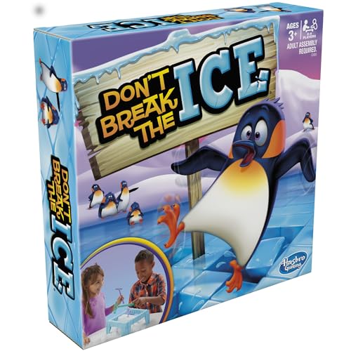Hasbro Gaming Don't Break The Ice Juego Preescolar, Juegos de Mesa para niños a Partir de 3 años