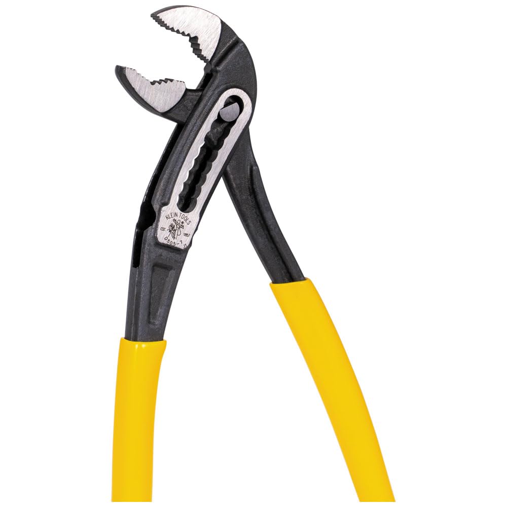 Klein Tools D5052KIT - Juego de alicates clásicos de bomba Klaw de 2 piezas, alicates de bomba de 7 pulgadas y 10 pulgadas, diseño compacto con mordaza en V y dientes endurecidos para un par máximo