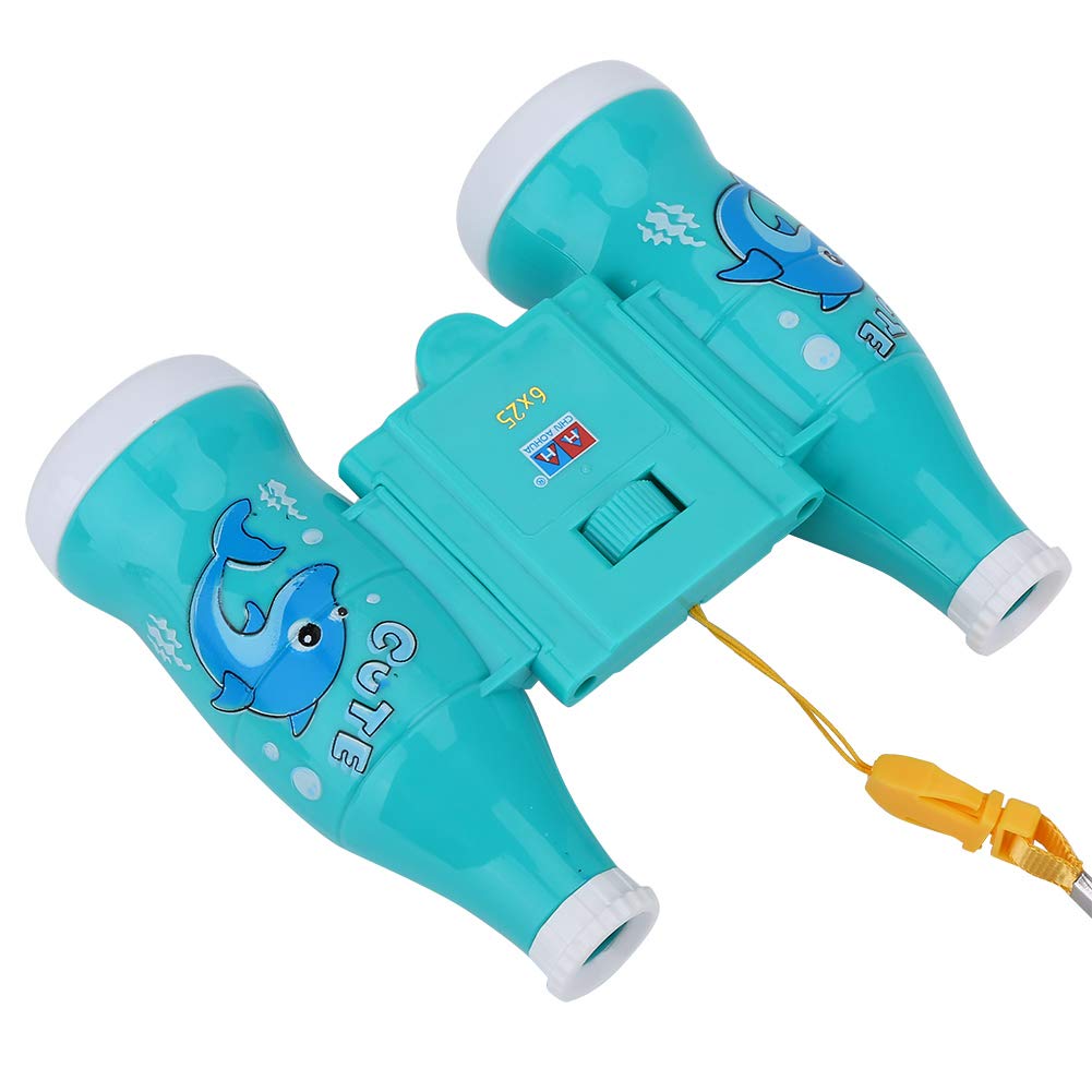 VGEBY Binoculares para niños, telescopio Compacto a Prueba de Golpes Binoculares de Aprendizaje Educativo de Alta resolución para niños y niñas(Azul)