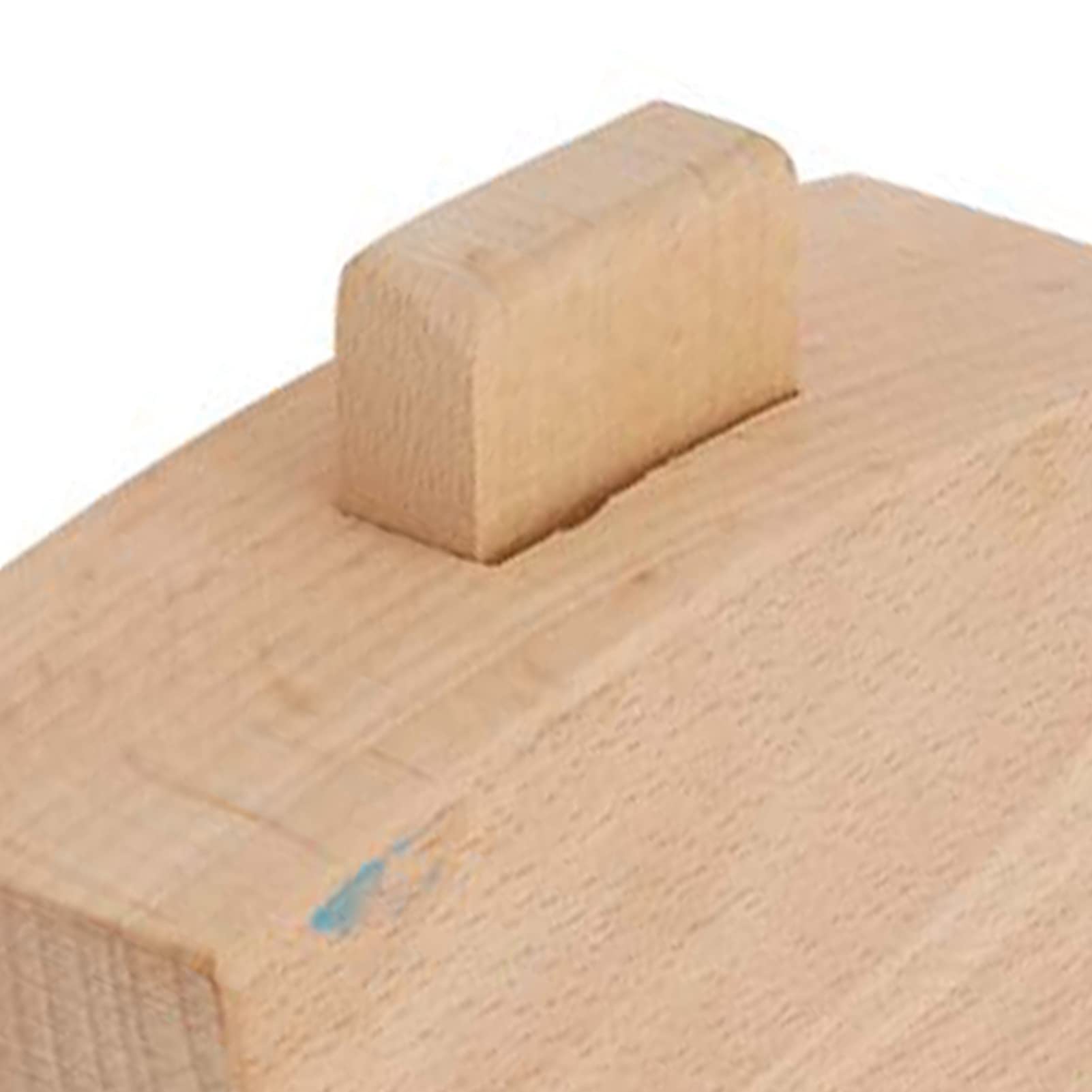 Martillo de Carpintero Profesional de Madera con Cara Llamativa en Ángulo