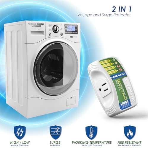 Lavamatic WS-10521 Protector de sobretensión electrónico para Lavadora