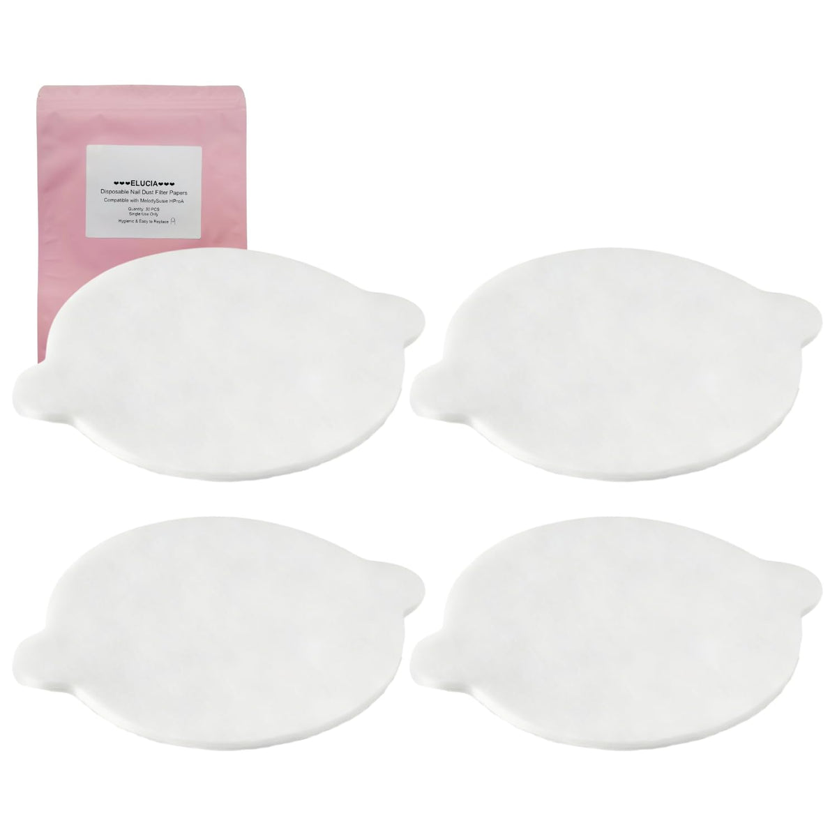 Filtros Desechables ELUCIA 120 Repuesto para Recolectores de Polvo de Uñas MelodySusie HProA