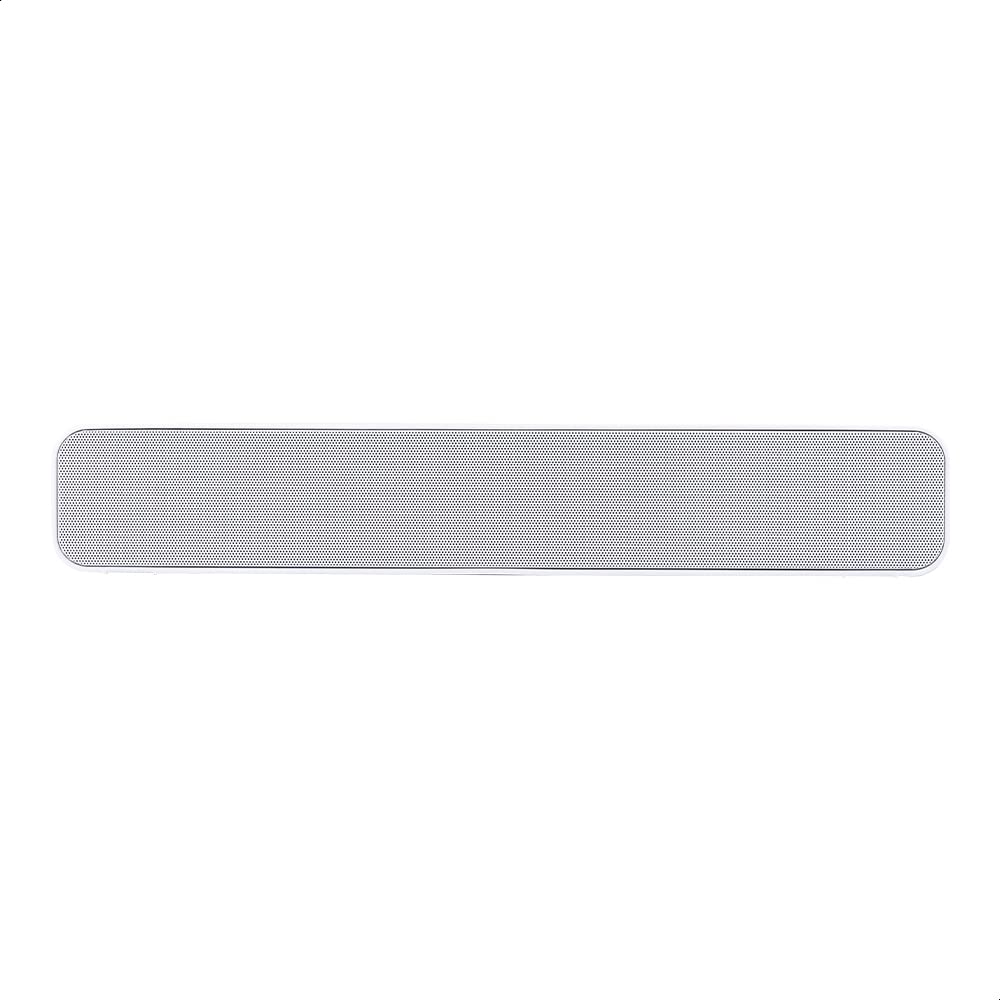 TECHZONE NASA Barra de Sonido, Bocina Bluetooth V5.0 Conexión TWS Batería Recargable, AUX TF/USB/FM, Color Blanco