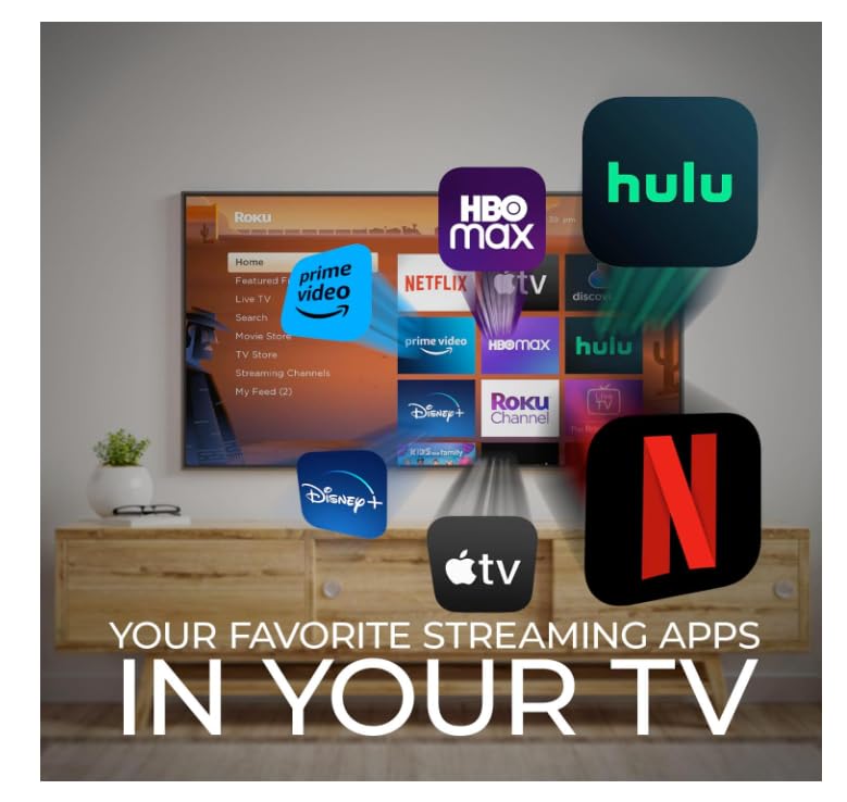 Televisor LED 4K Ultra HD HDR Smart Roku TCL 65 Pulgadas WiFi Compatible con Siri Alexa y Google