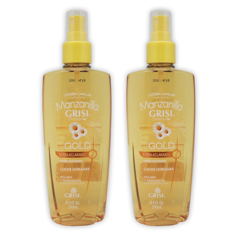 Grisi Chamomile Hair Lotion Manzanilla Lightens & Detangles 8.4 oz.. (2 Pack).. HPVagr by Grisi