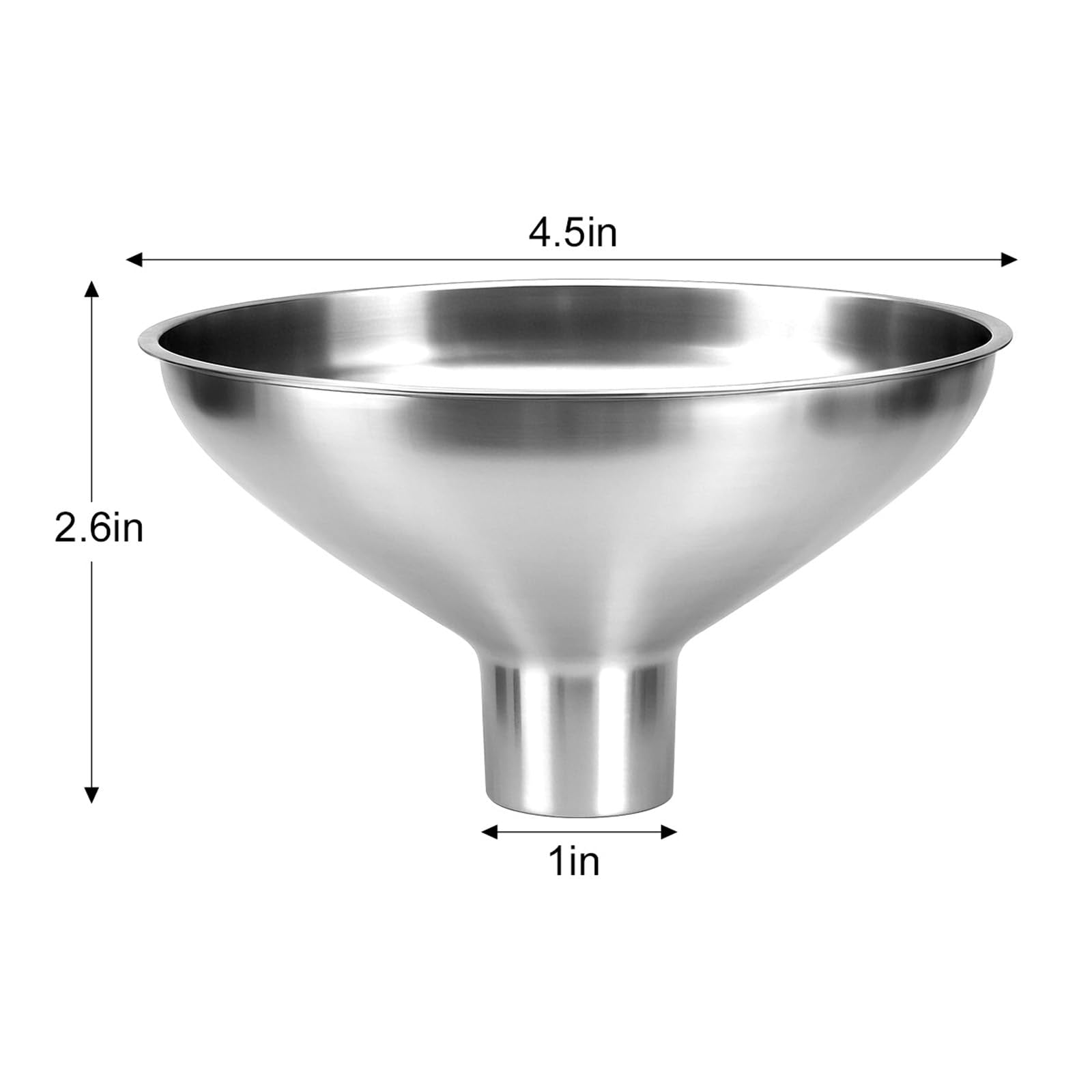 Embudo de Cocina Nomatox Acero Inoxidable sin Costuras
