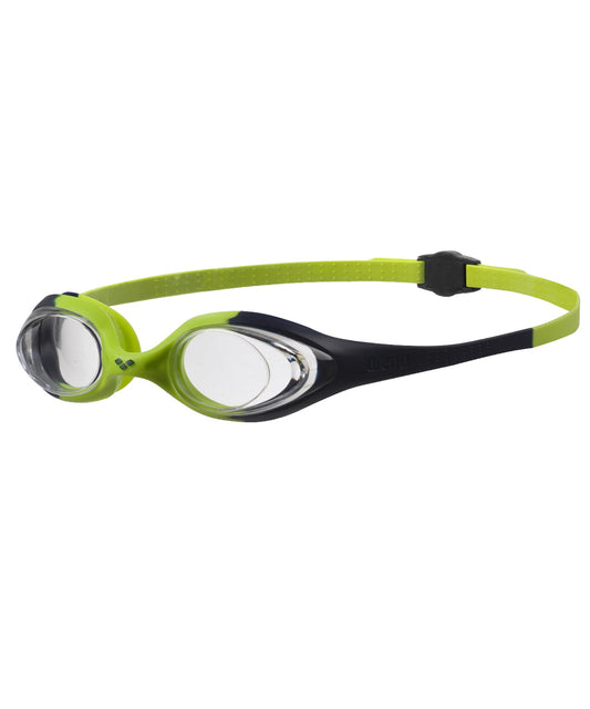 Arena Jr. Spider anteojos de natación, Navy/Clear/Citronella, Una talla