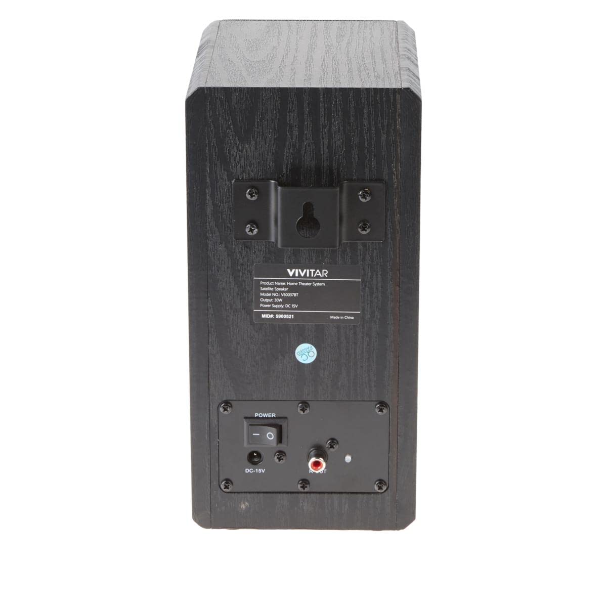 Barra de Sonido Vivitar Negro con Subwoofer de 6.5 Pulgadas y Bluetooth para Cine en Casa