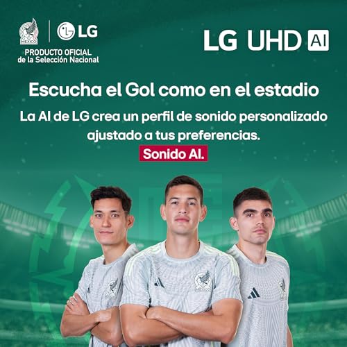 LG Pantalla 43 Pulgadas UHD AI UA75 4K Smart TV 2025