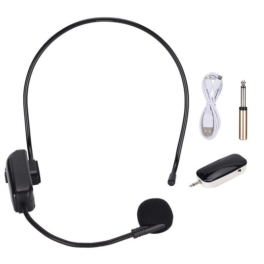 Auriculares Inalámbricos Bluetooth Pomya con Micrófono UHF para Enseñanza y Reuniones