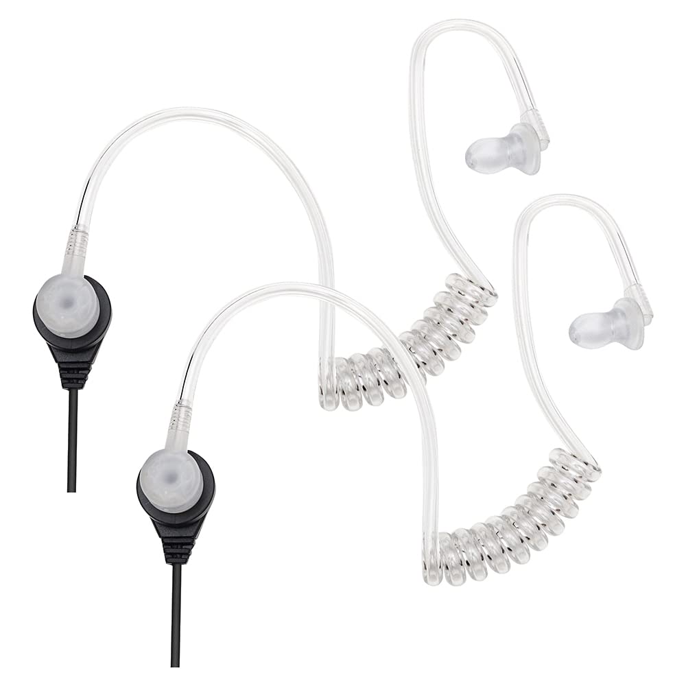 Auricular Surveillance Midland Negro Doble Pack para Radio de 2 Vías