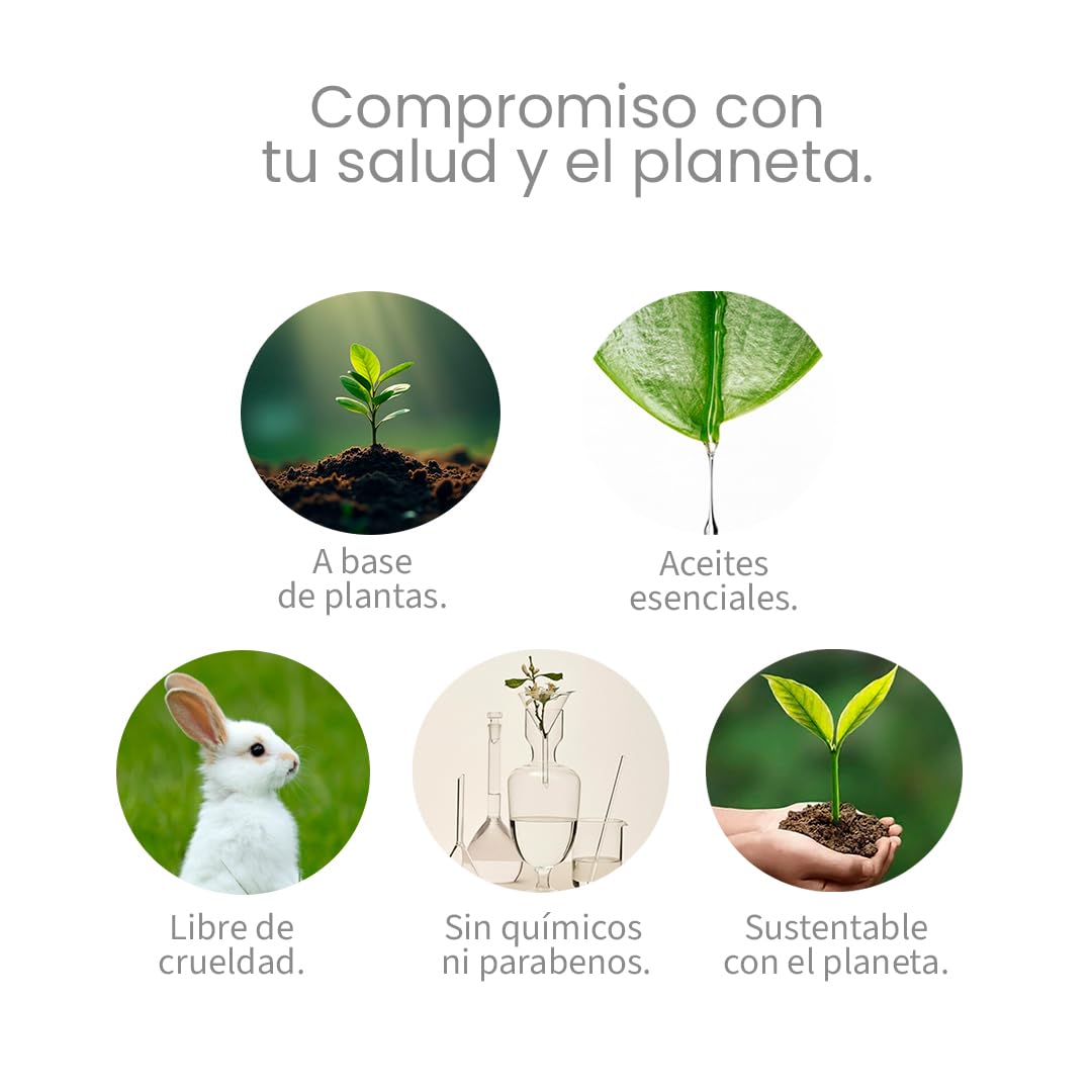 Dr. Natural Jabón de Castilla Líquido para Cuerpo | Natural, Orgánico, Sin Sulfatos y Parabenos | Shampoo y Jabon Facial | Hecho de Plantas, Aceite de Oliva, Coco y Palma, Manteca de Karité y Romero (Hierbabuena)