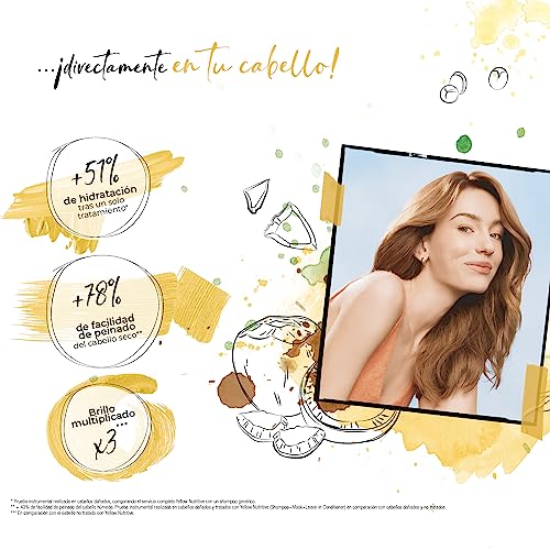 Yellow Nutritive Mask Bomba nutritiva para cabello seco