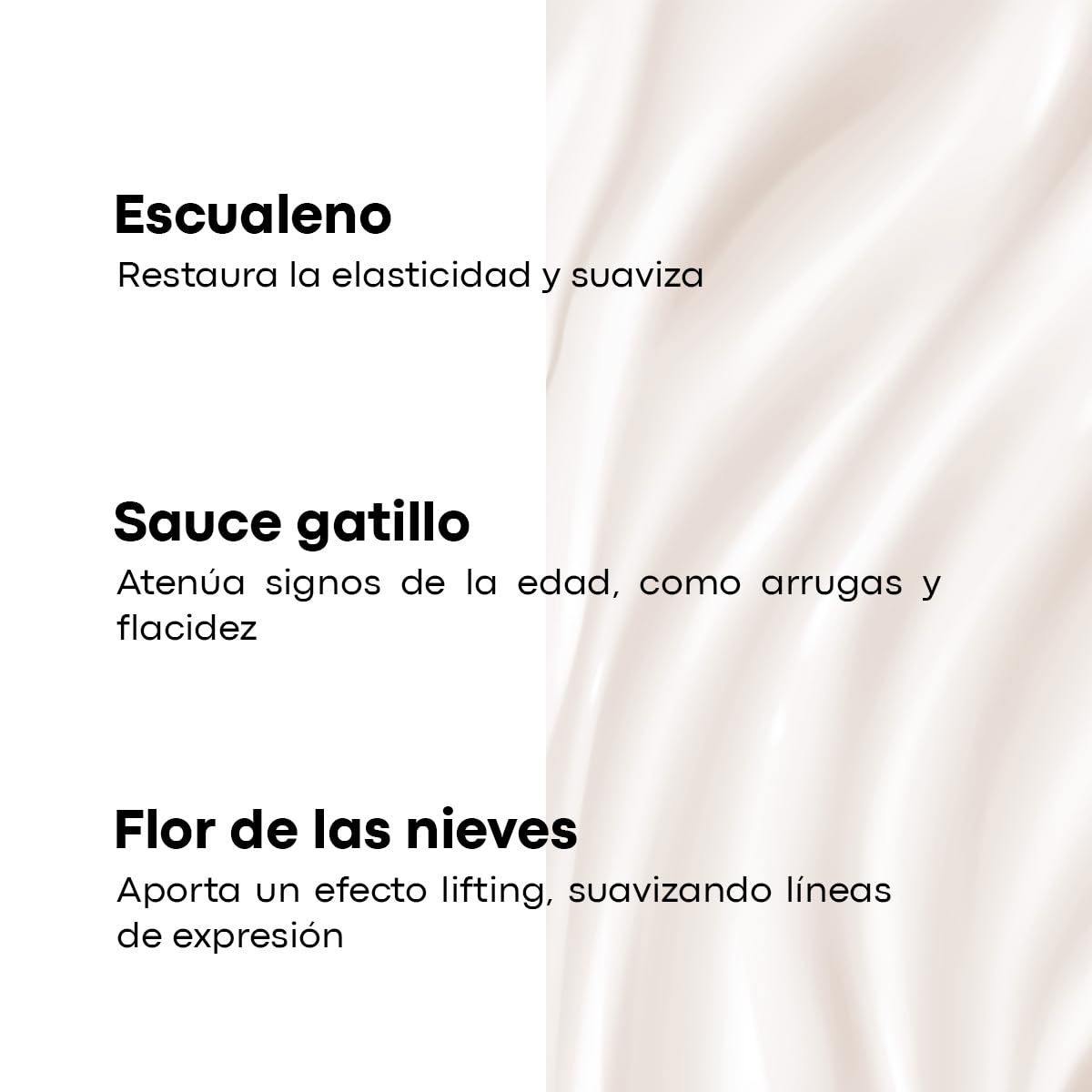 Emotions Labs | Crema Facial en Gel Antiarrugas | Hidratante con Ácido Hialurónico, Niacinamida, Escualeno y Extracto de Sauce Gatillo | Para Piel con Líneas de Expresión | Uso Día y Noche | Contenido 70g