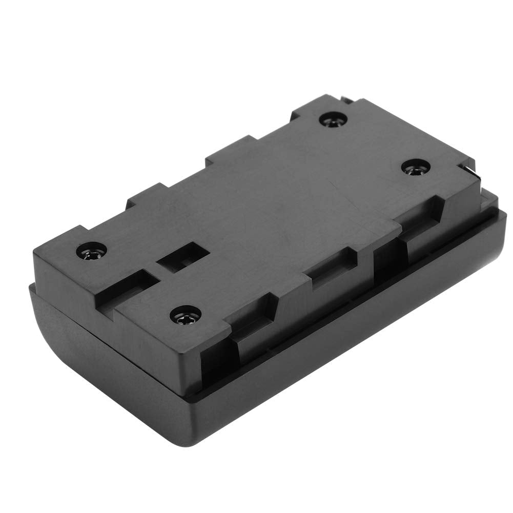NP-F Batería ficticia Fuente de alimentación externa Acoplador de batería ficticia Adaptador de fuente de alimentación de CA para NP-F550 F570 F770 F750 F970 F990 con cable USB para alimentar la cámar