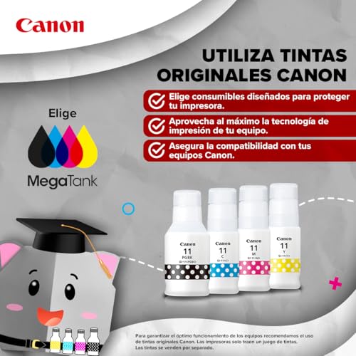 Canon Impresora Multifuncional Wi-Fi G3170 de Tanque de tintas, Alto Rendimiento