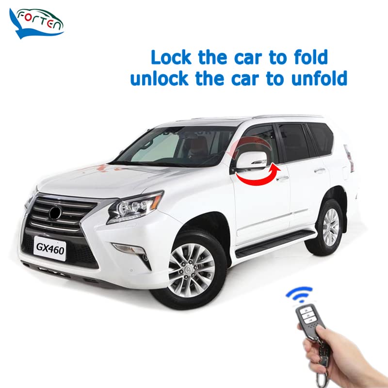 Kit OBD Lexus GX460 2010-2019 Negro Módulo Inteligente 3 en 1 para Control de Ventanas y Espejo Plegable Automático