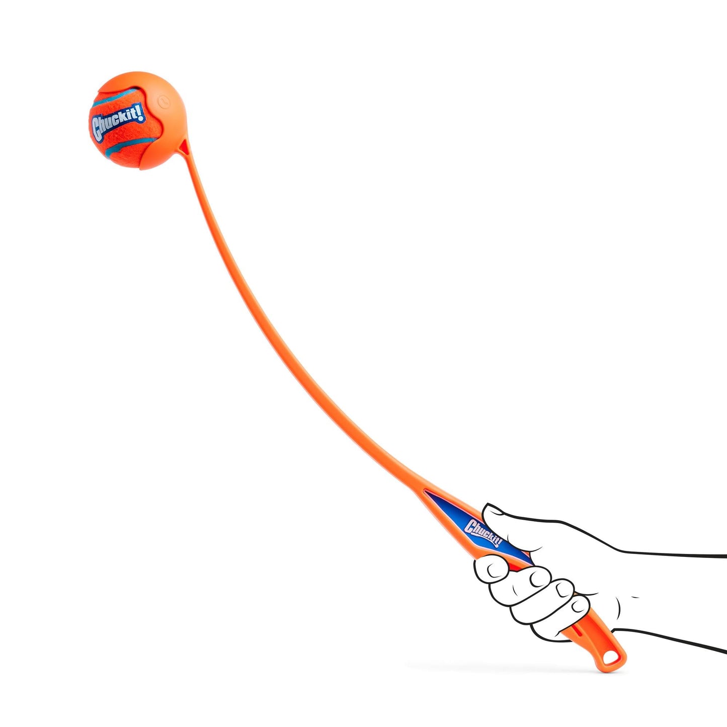 Chuckit! Tira Pelotas Sport Gde 26", Colores Surtidos