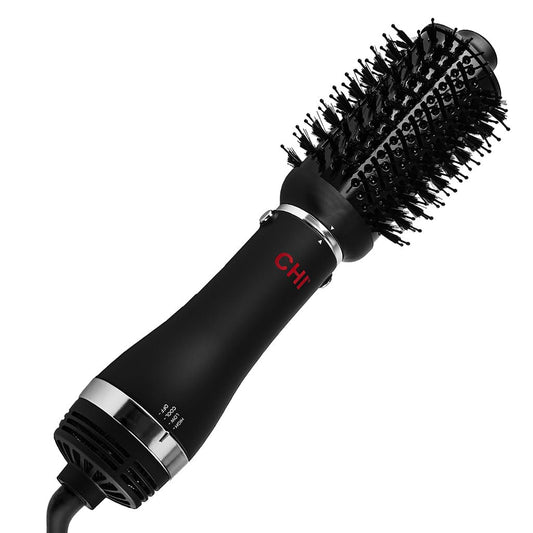 Cepillo Voluminizador 4 en 1 CHI Negro con Generador Iónico Avanzado