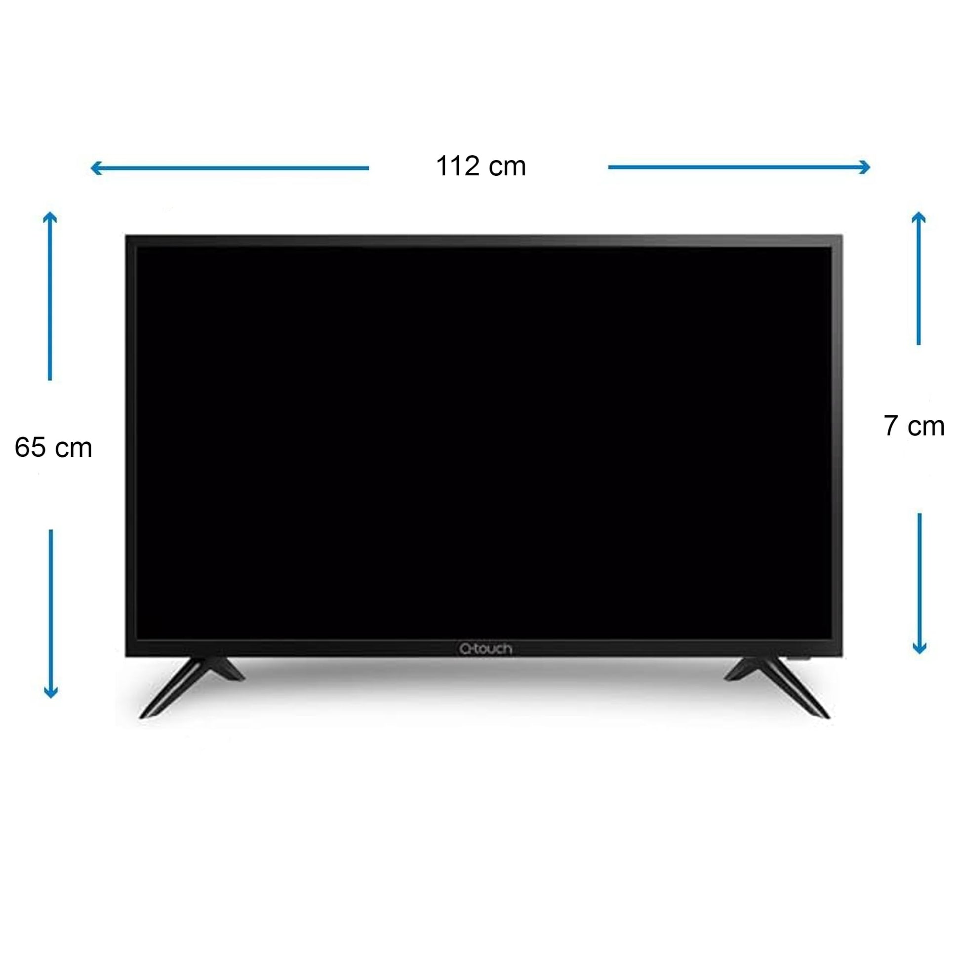 Smart TV LED 4K Q-Touch 50 Pulgadas Compatible con Netflix HDMI USB 60Hz
