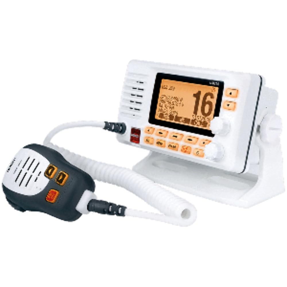 Radio VHF Marina Uniden UM725GBT Estados Unidos Canadá Internacional LCD Grande 1W/25W