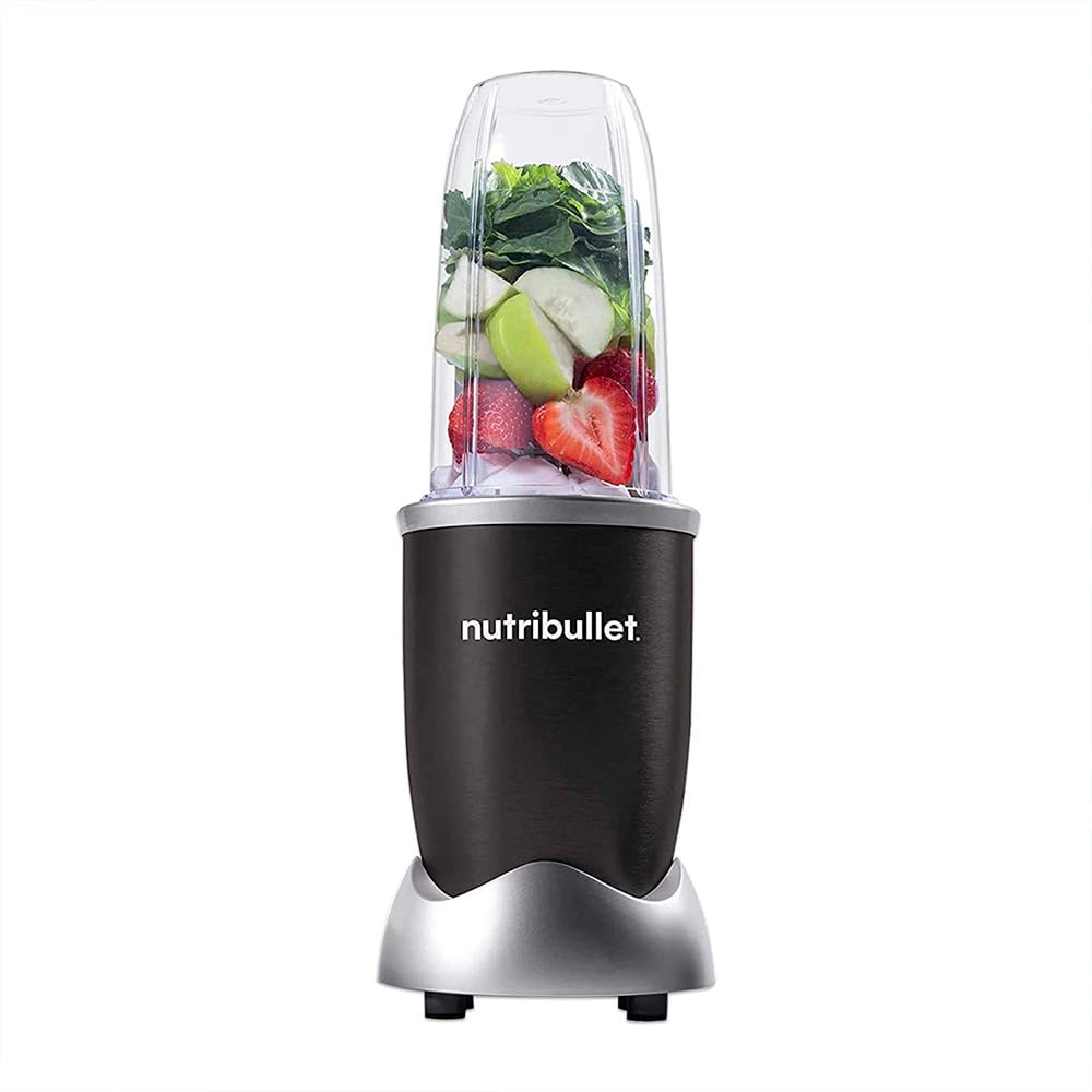 Nutribullet Licuadora Electrica, Picadora Pro 900 Watts 32Oz Mod. RNB9-0401 RENOVADA (NEGRO CON GRIS)