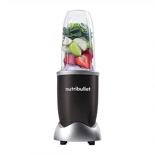Nutribullet Licuadora Electrica, Picadora Pro 900 Watts 32Oz Mod. RNB9-0401 RENOVADA (NEGRO CON GRIS)