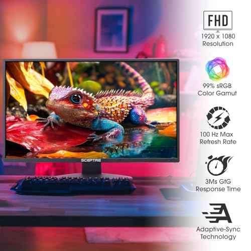 Monitor LED 22 Pulgadas Sceptre Full HD Negro E22 Series